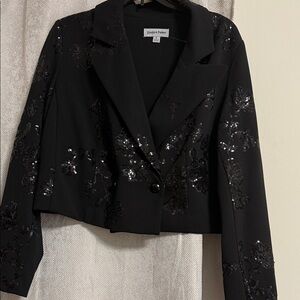 Brand new occasional blazer Shelby & Palmer Black Sequin Blazer